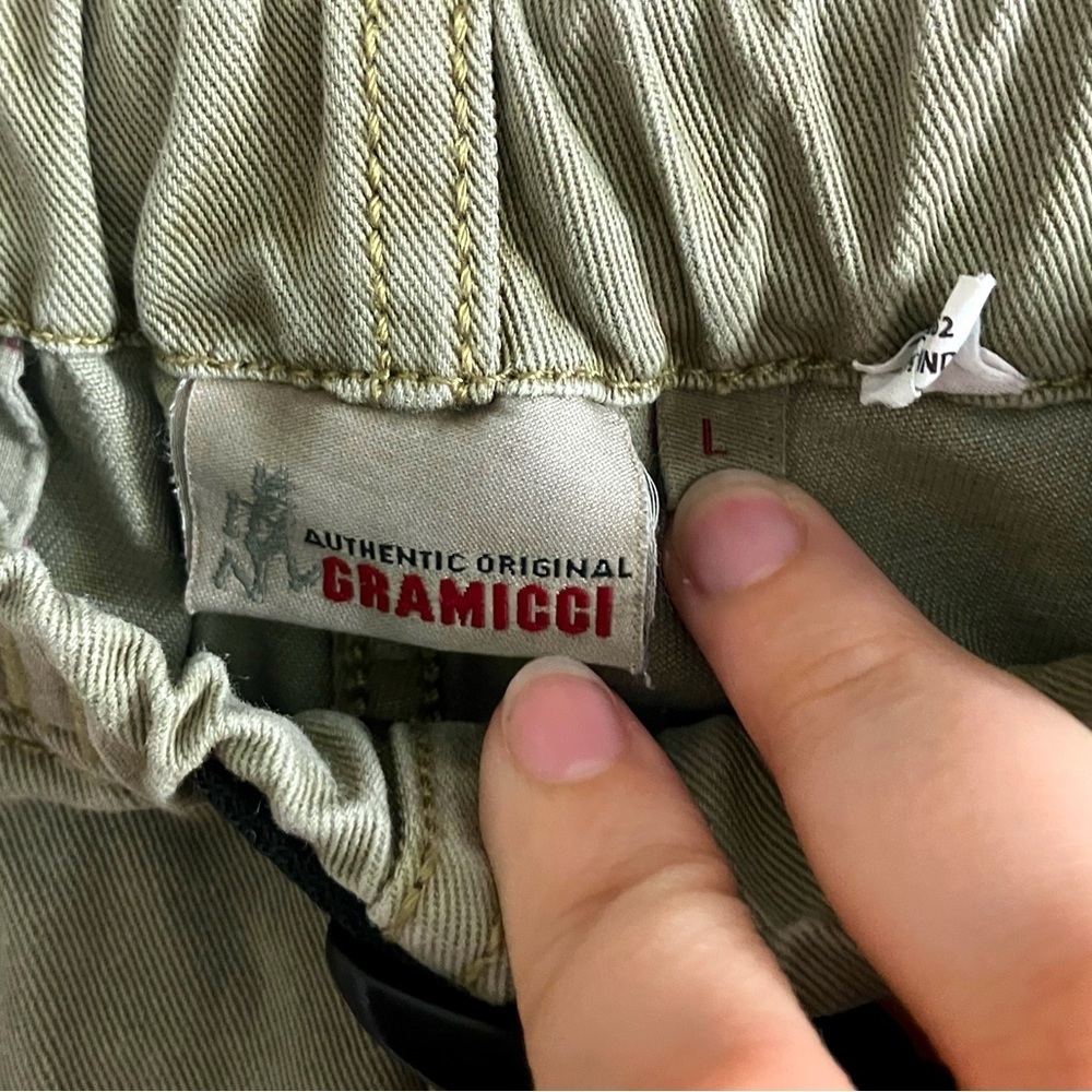 Gramicci Men's Large Olive Green Chinos - - Picture 5 of 9